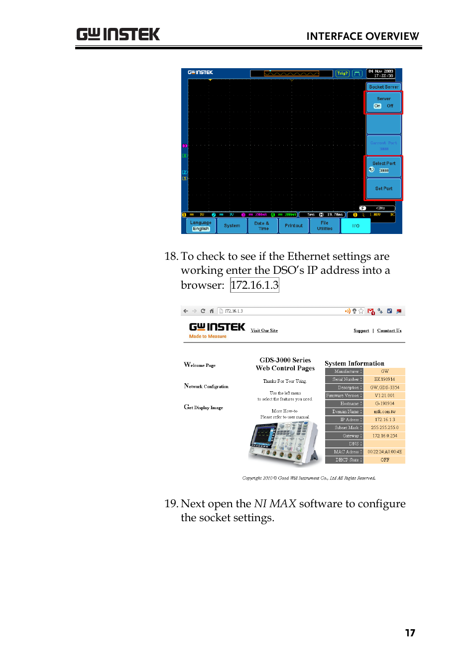 GW Instek GDS-3000 Series Programming Manual User Manual | Page 17 / 103