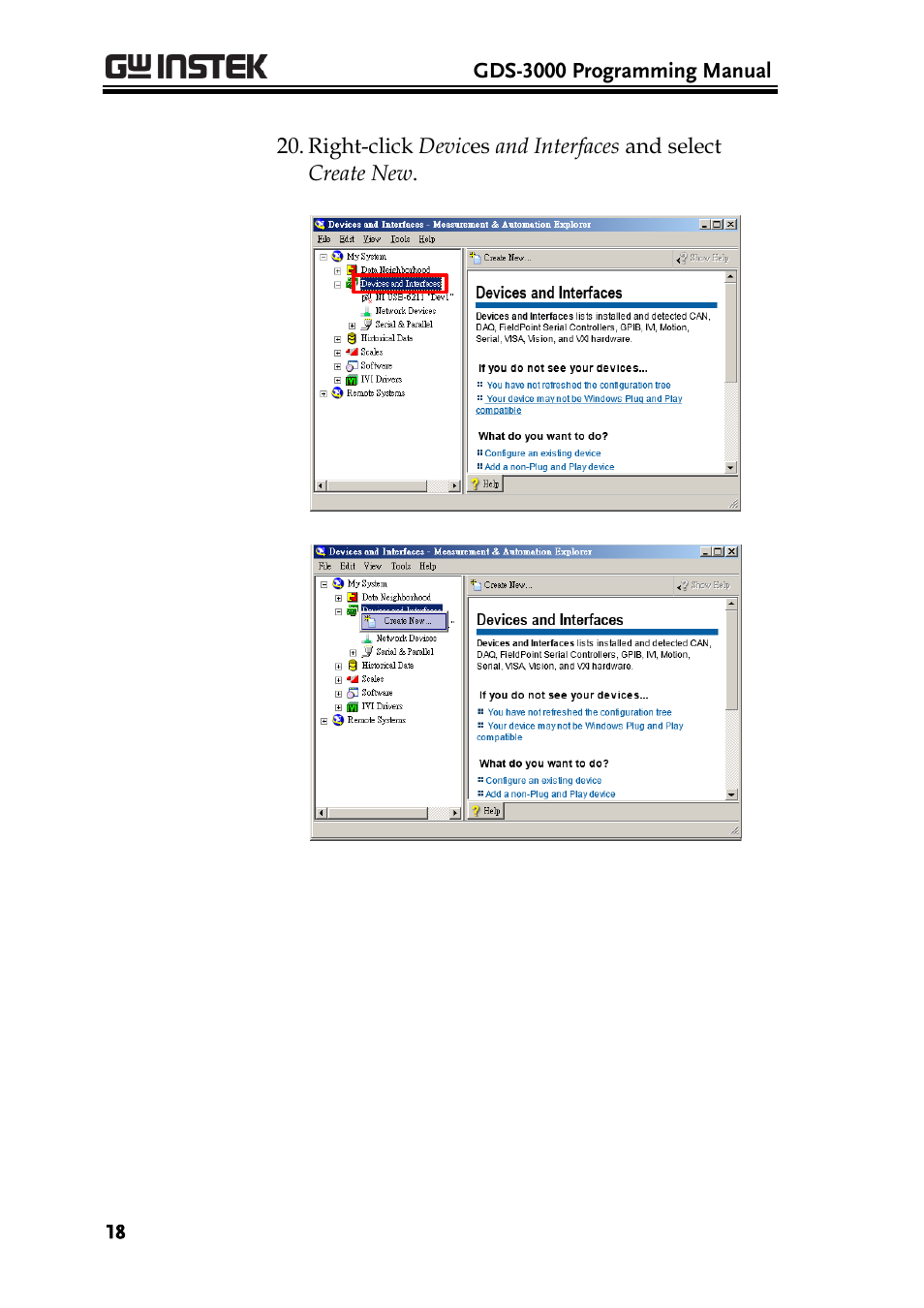 GW Instek GDS-3000 Series Programming Manual User Manual | Page 18 / 103