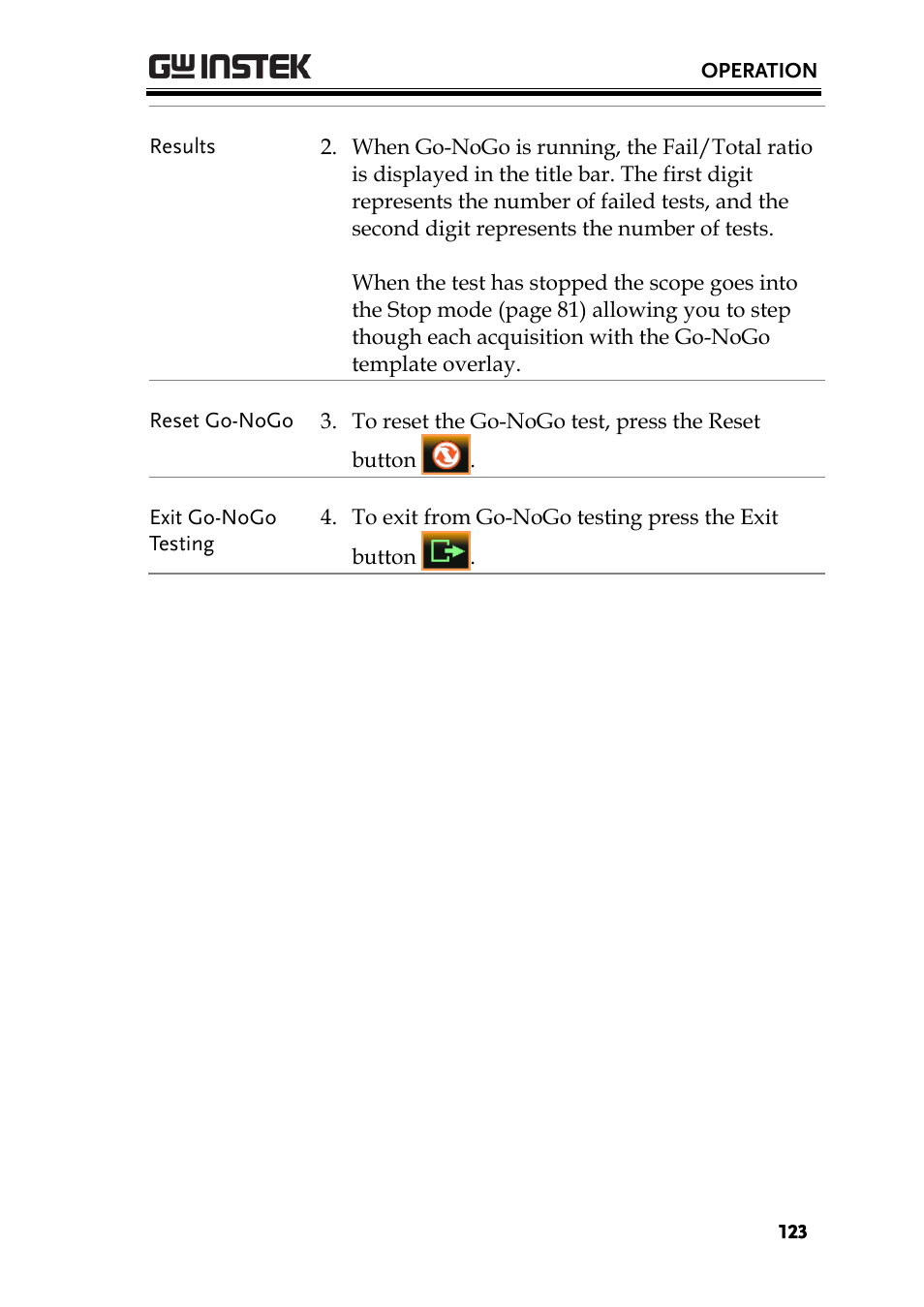 GW Instek GDS-200 Series User Manual User Manual | Page 123 / 188