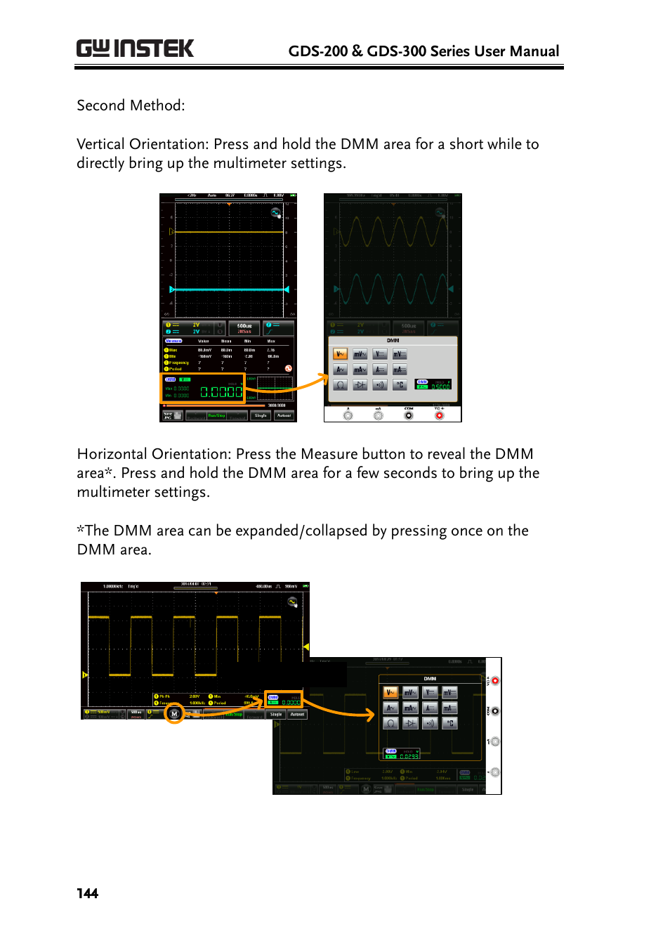 GW Instek GDS-200 Series User Manual User Manual | Page 144 / 188