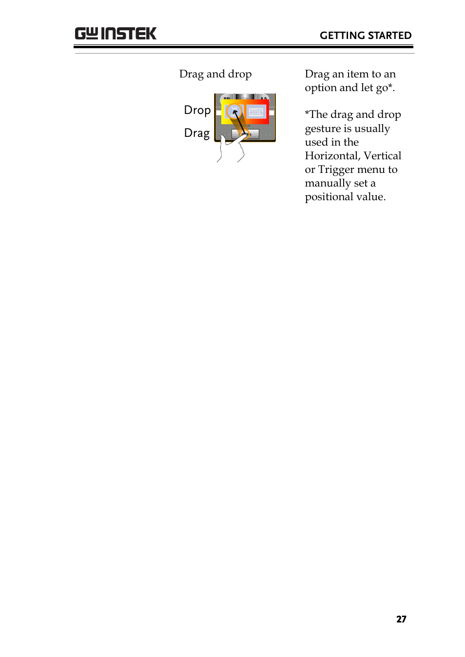 GW Instek GDS-200 Series User Manual User Manual | Page 27 / 188