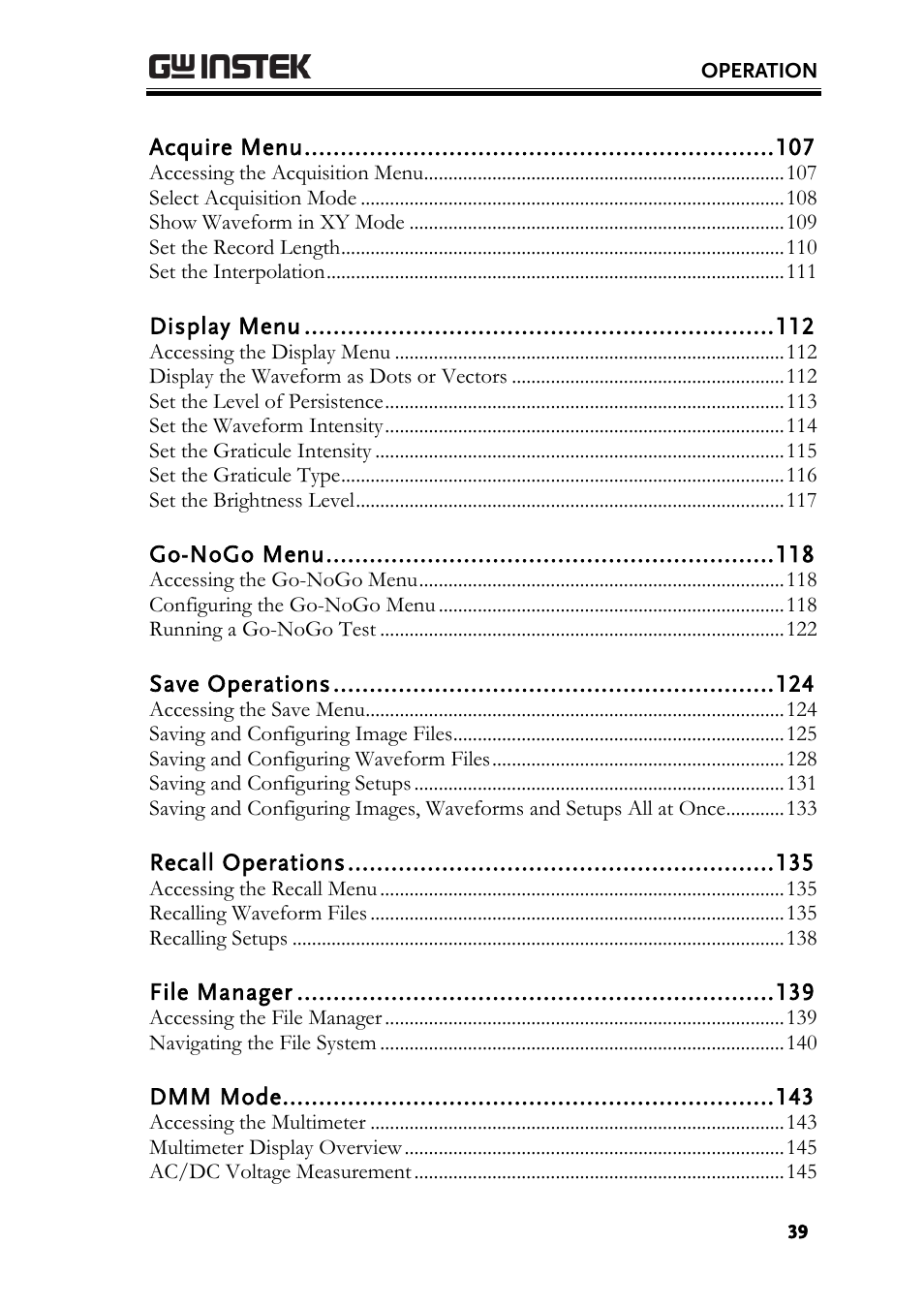 GW Instek GDS-200 Series User Manual User Manual | Page 39 / 188