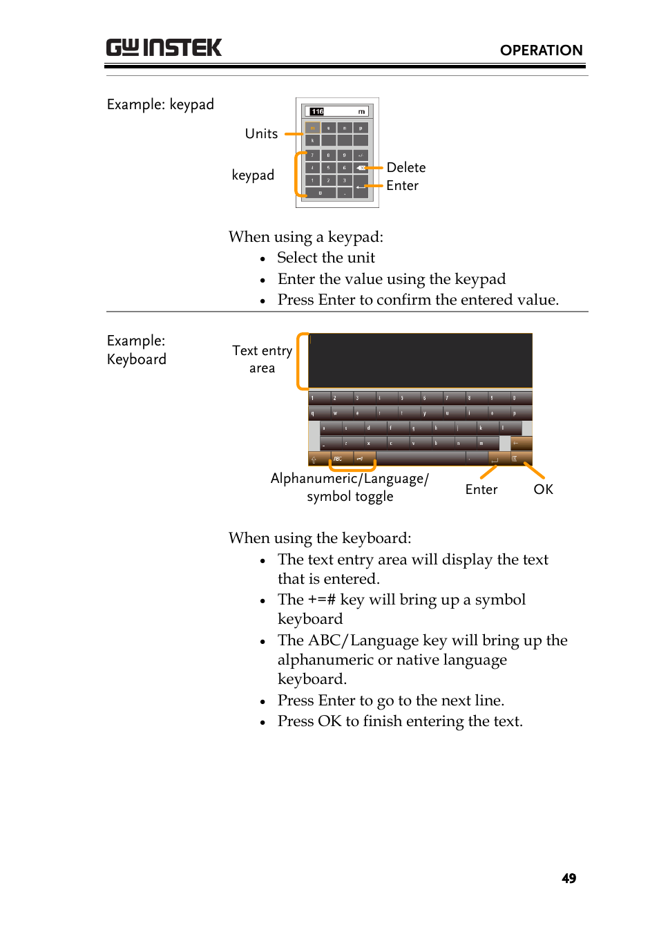 GW Instek GDS-200 Series User Manual User Manual | Page 49 / 188