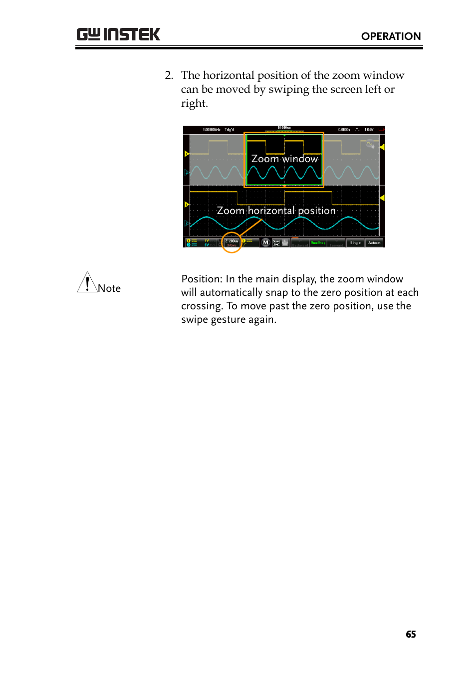 GW Instek GDS-200 Series User Manual User Manual | Page 65 / 188