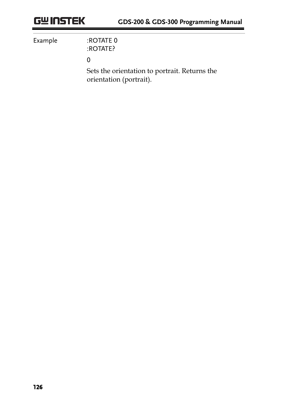 GW Instek GDS-200 Series Programming Manual User Manual | Page 126 / 139
