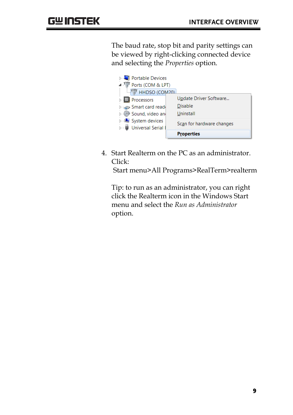 GW Instek GDS-200 Series Programming Manual User Manual | Page 9 / 139