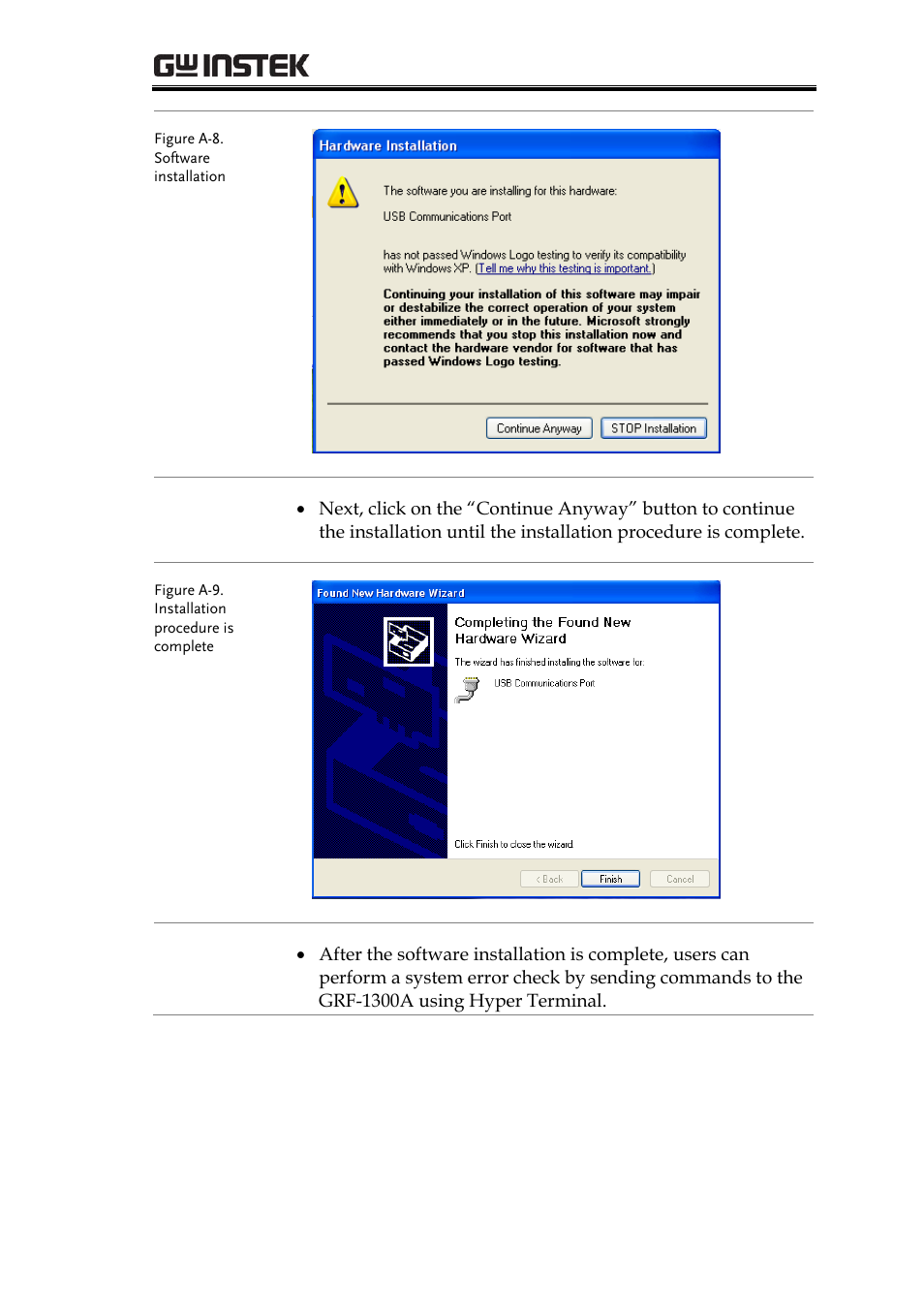 Introduction to the grf-1300a | GW Instek GRF-1300A User Manual | Page 15 / 124