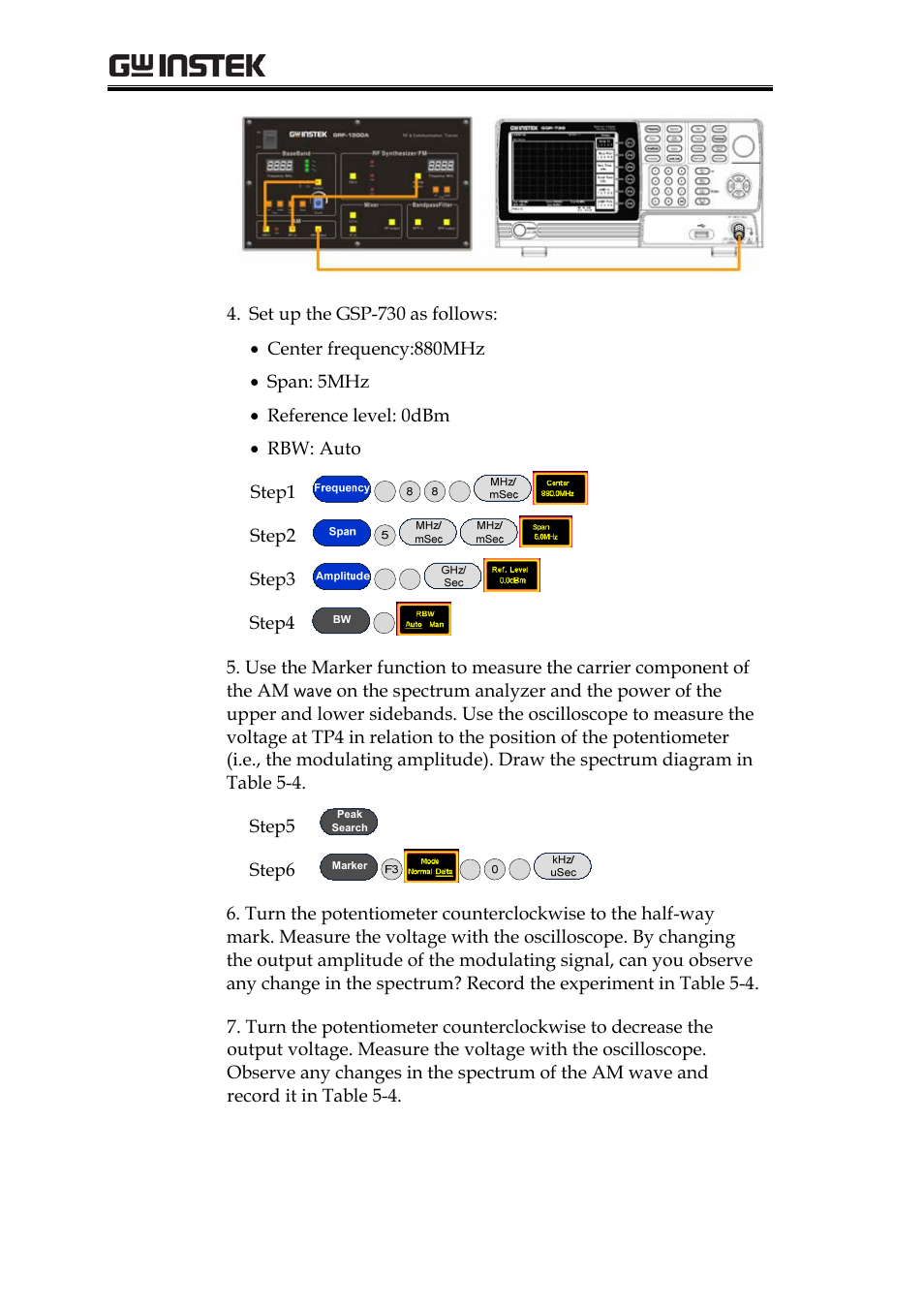Grf-1300a user manual and teaching materials | GW Instek GRF-1300A User Manual | Page 66 / 124