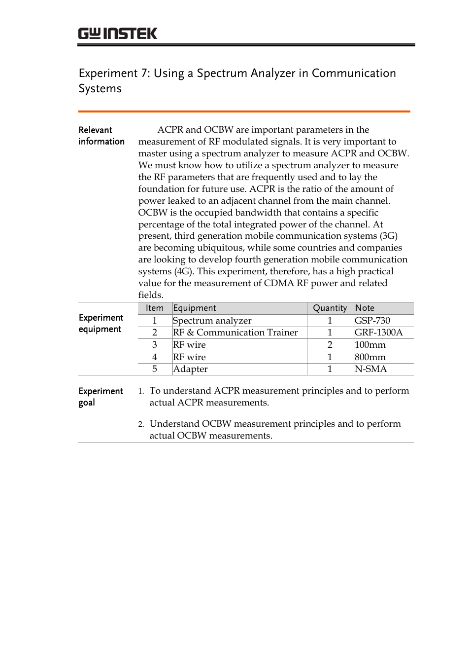 GW Instek GRF-1300A User Manual | Page 83 / 124