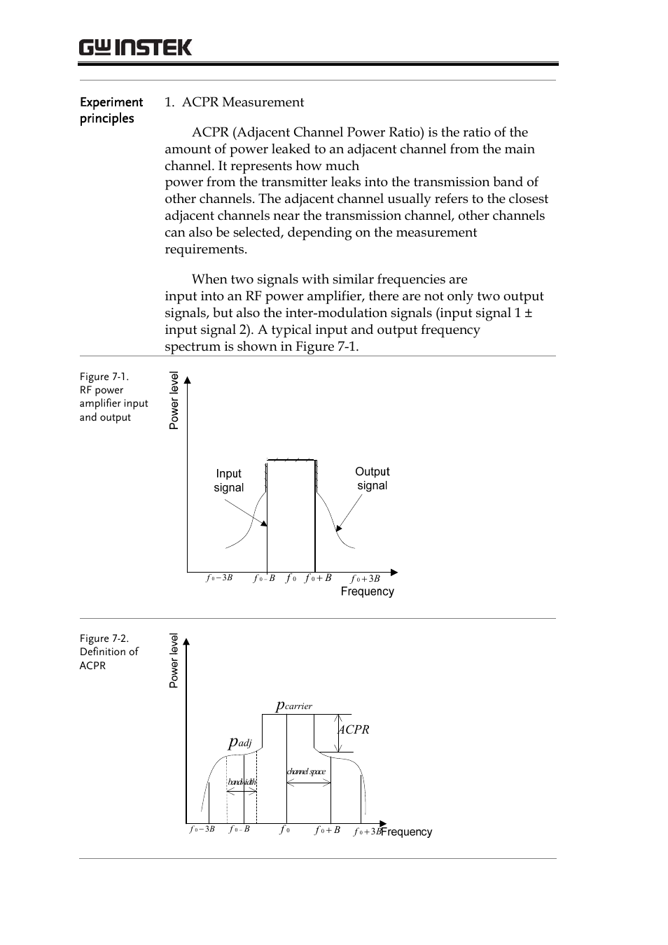 Grf-1300a user manual and teaching materials, 输入信号, Acpr | GW Instek GRF-1300A User Manual | Page 84 / 124