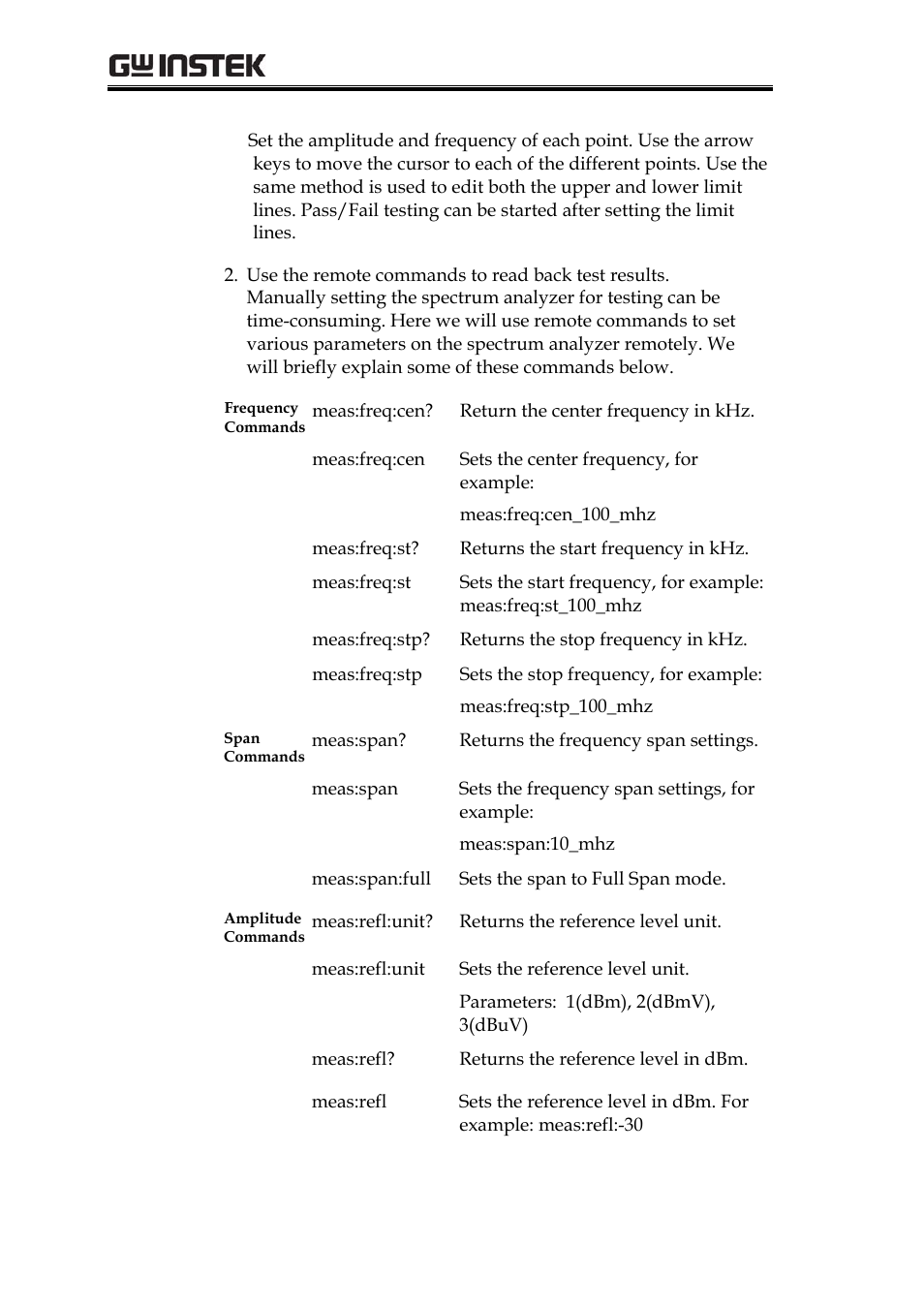 GW Instek GRF-1300A User Manual | Page 94 / 124