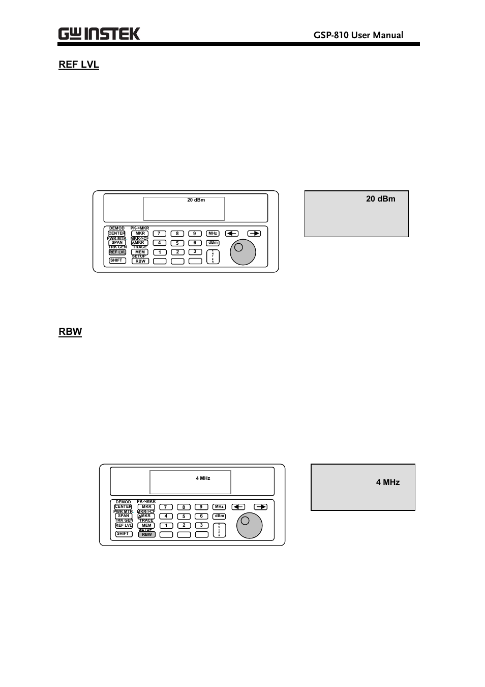 Gsp-810 user manual | GW Instek GSP-810 User Manual User Manual | Page 17 / 40