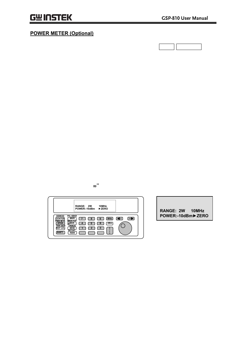 Gsp-810 user manual | GW Instek GSP-810 User Manual User Manual | Page 28 / 40