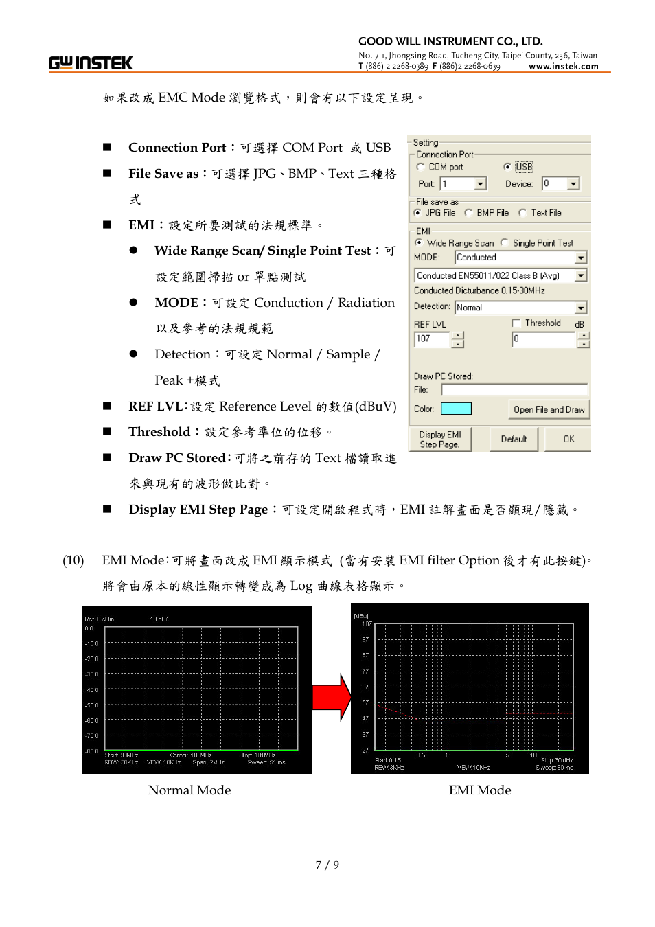 GW Instek GSP-830 Software Manual User Manual | Page 7 / 9