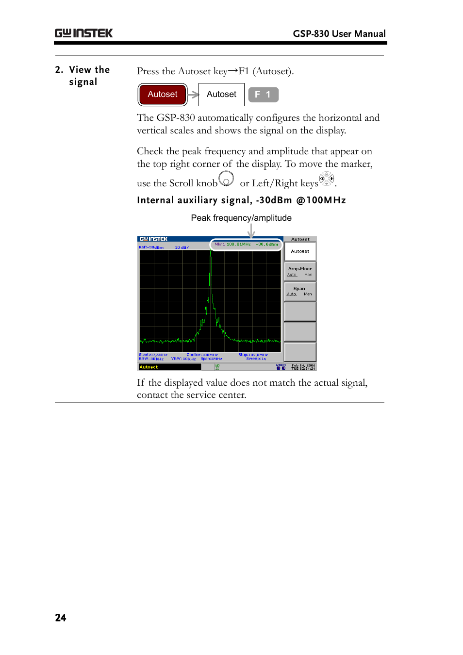 GW Instek GSP-830 User Manual User Manual | Page 24 / 181