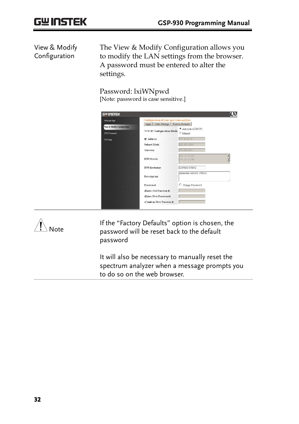 GW Instek GSP-930 Programming Manual User Manual | Page 34 / 195