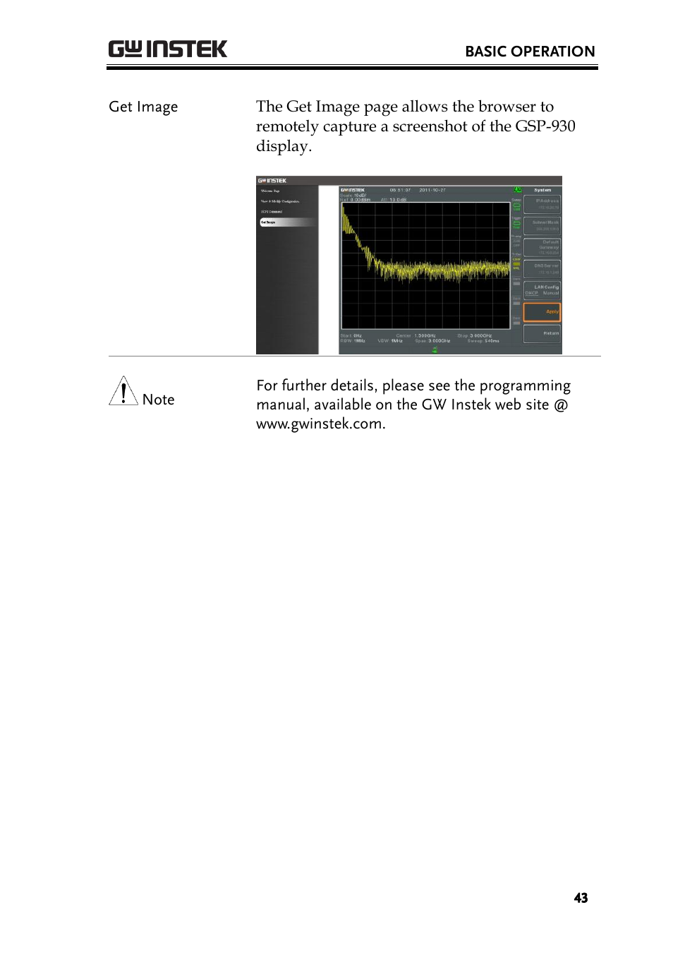 GW Instek GSP-930 Quick start guide User Manual | Page 45 / 59