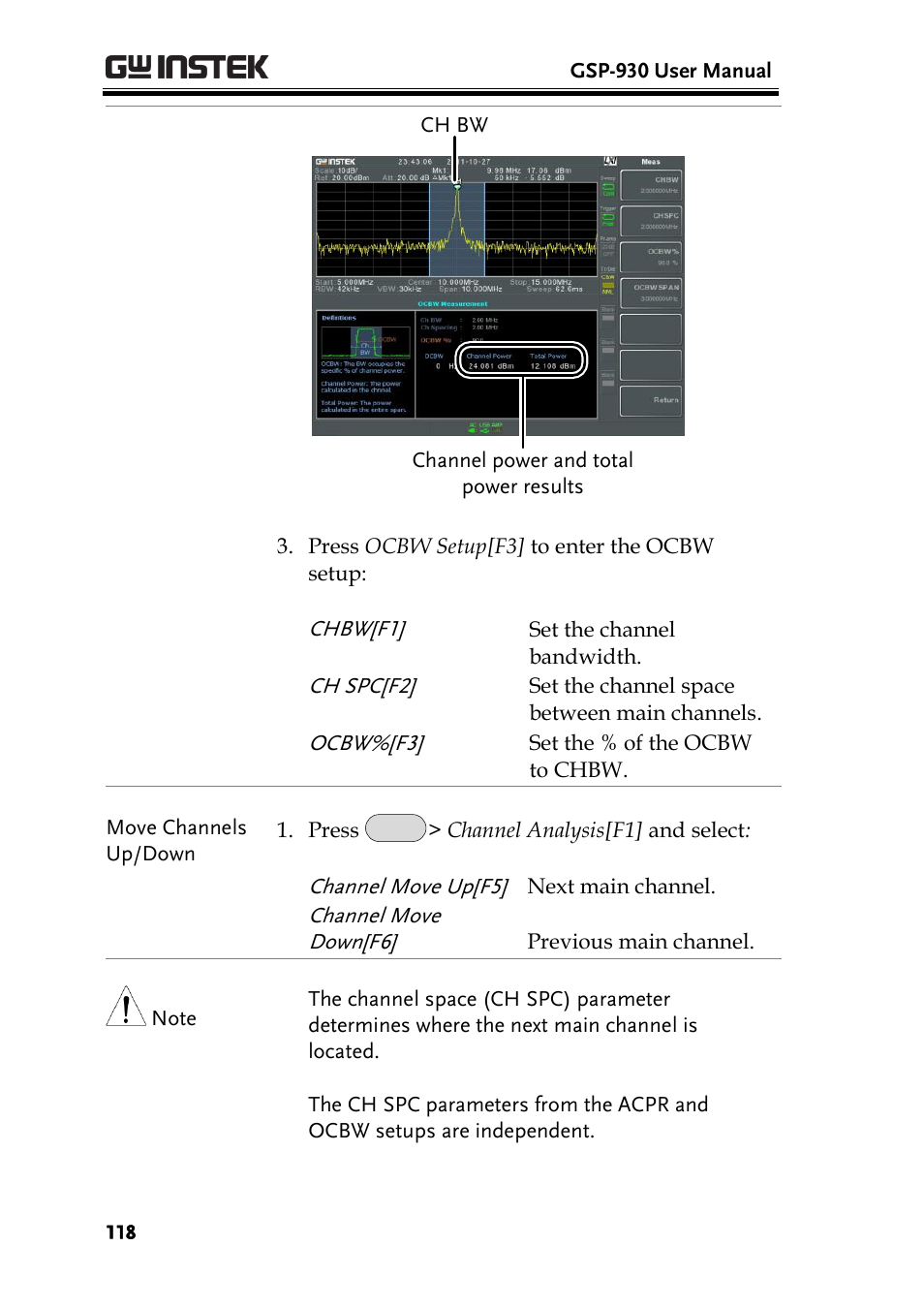 GW Instek GSP-930 User Manual User Manual | Page 120 / 255