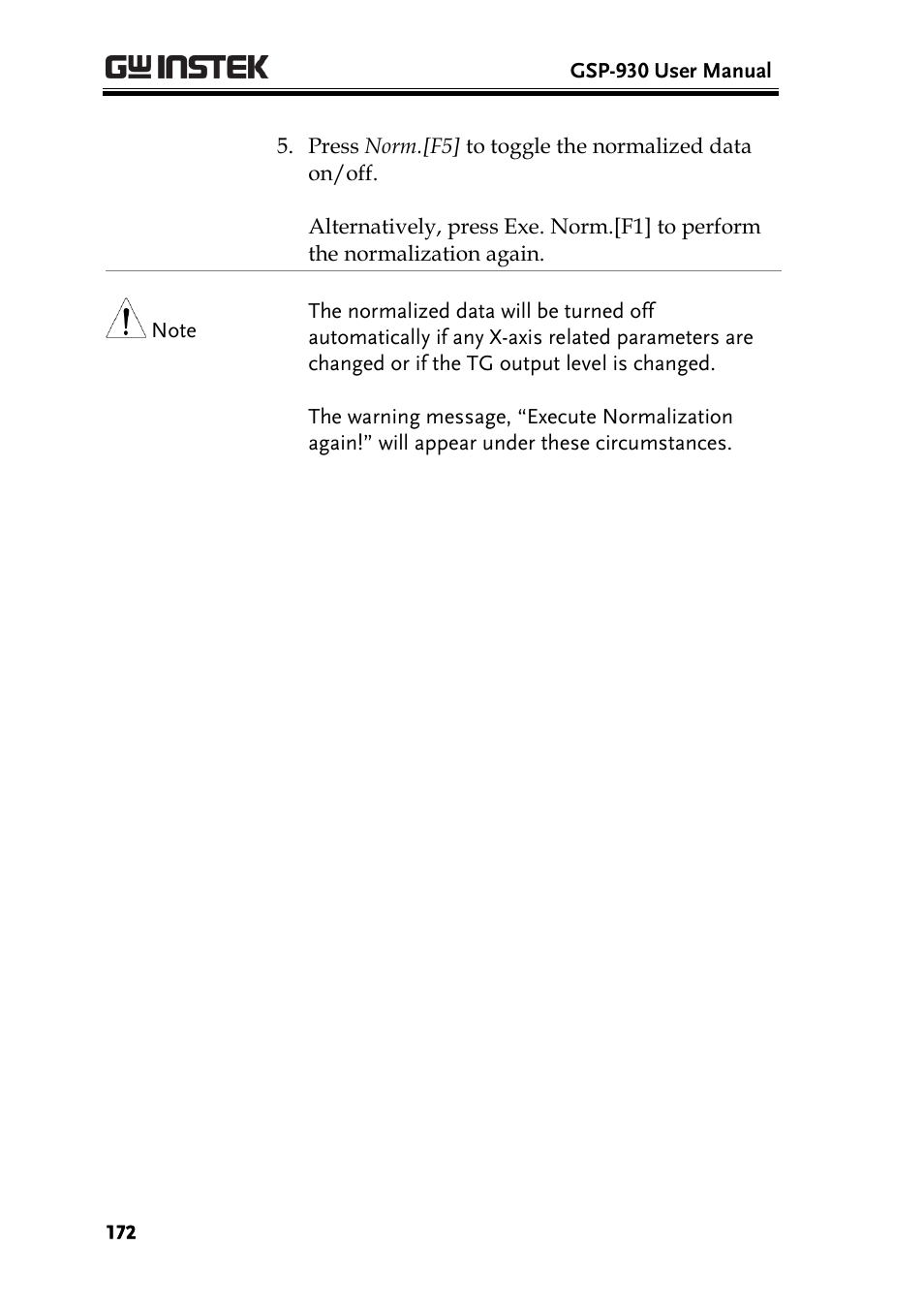 GW Instek GSP-930 User Manual User Manual | Page 174 / 255