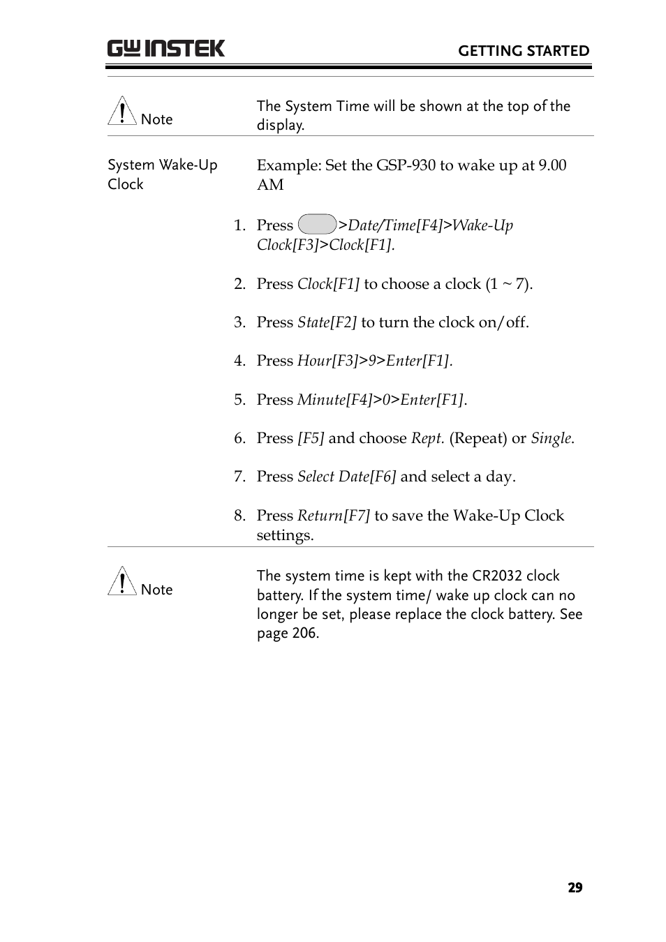 GW Instek GSP-930 User Manual User Manual | Page 31 / 255