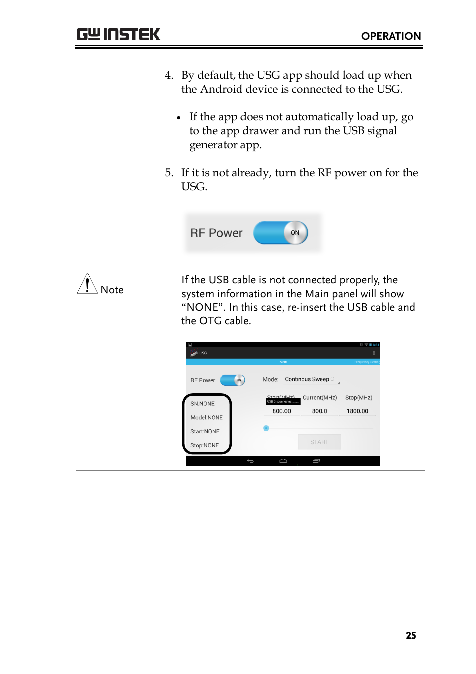 GW Instek USG-Series User Manual User Manual | Page 27 / 51