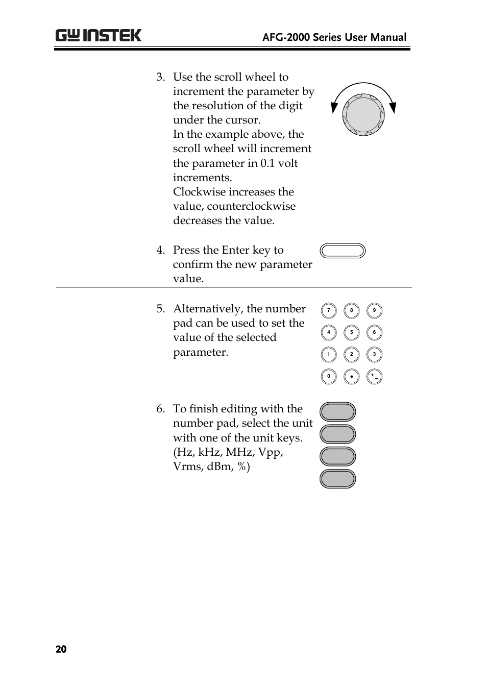 Afg-2000 series user manual | GW Instek AFG-2000 User Manual User Manual | Page 22 / 145