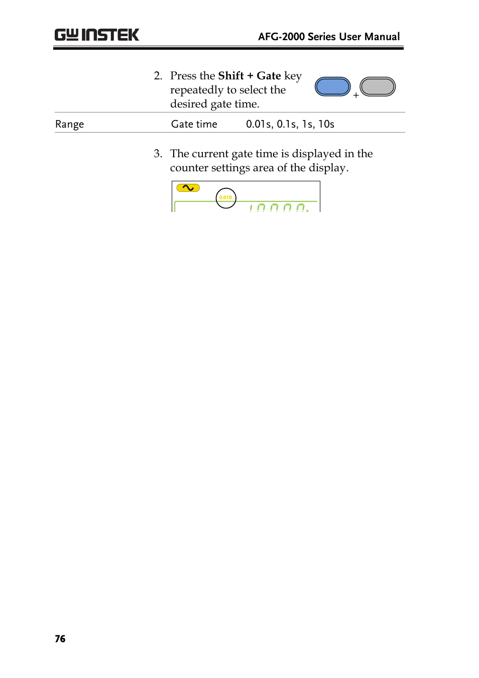 GW Instek AFG-2000 User Manual User Manual | Page 78 / 145