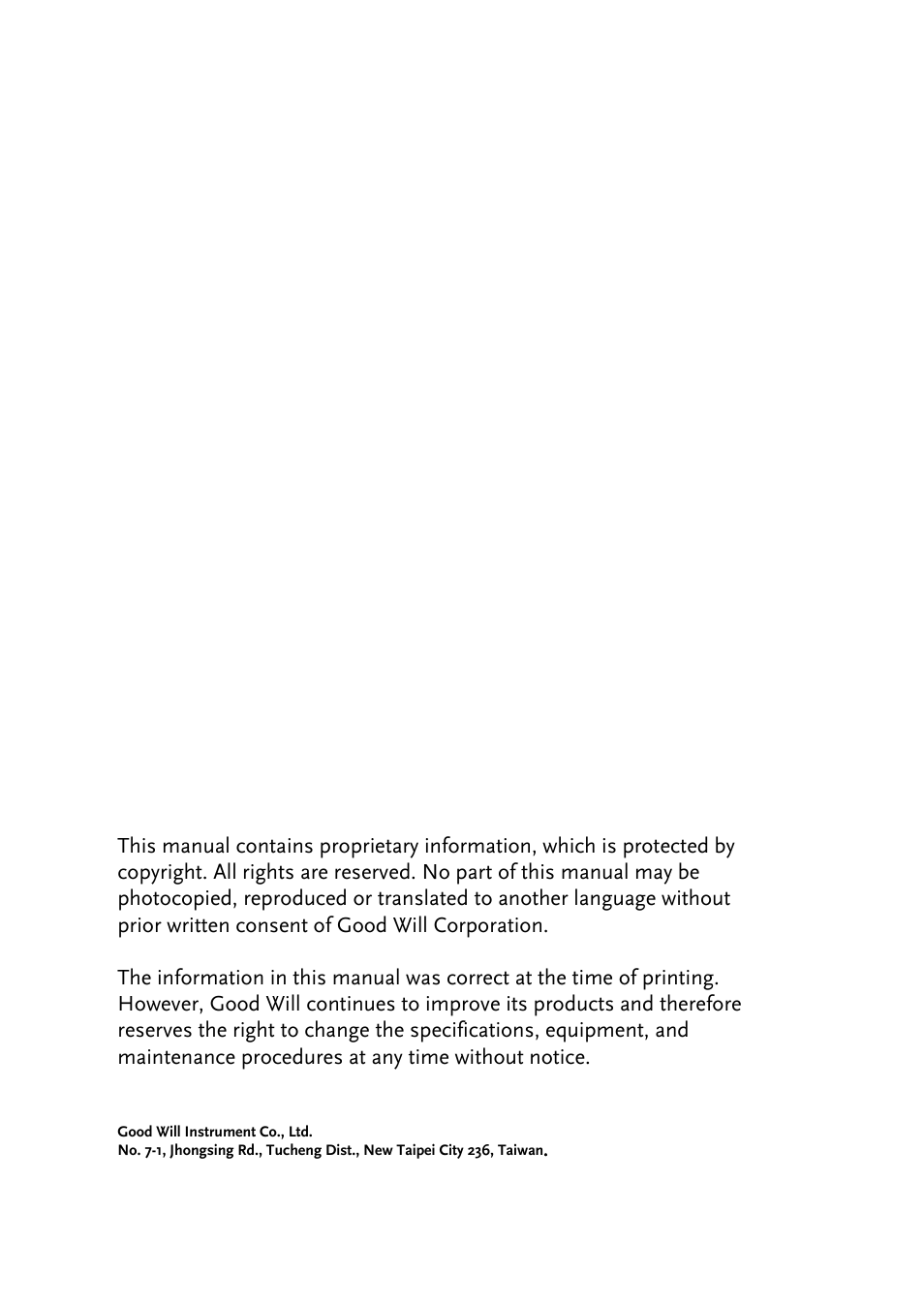 GW Instek AFG-2225 Quick Start Guide User Manual | Page 2 / 56