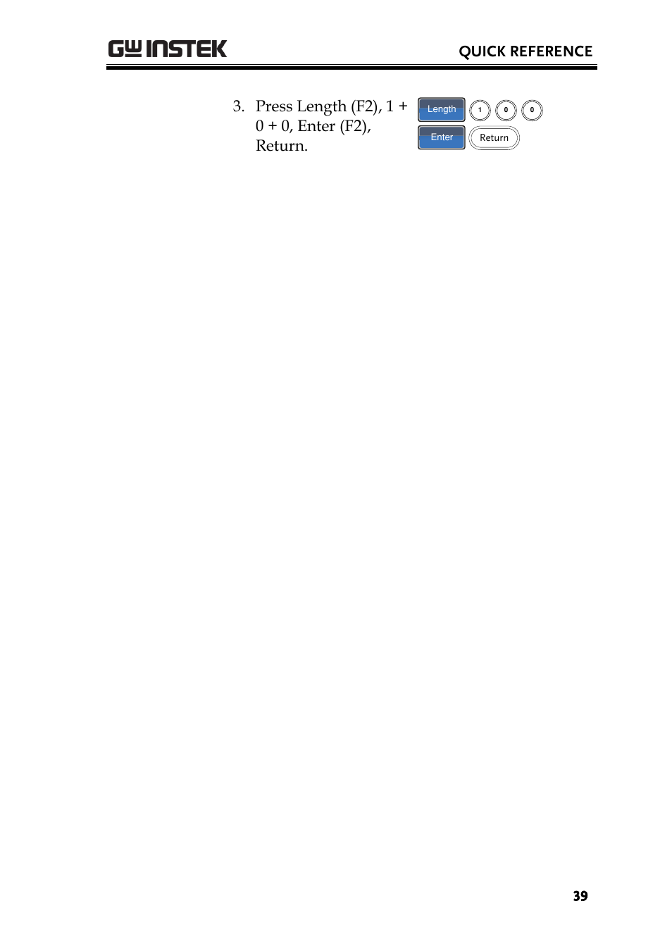 Quick reference | GW Instek AFG-2225 User Manual User Manual | Page 39 / 301