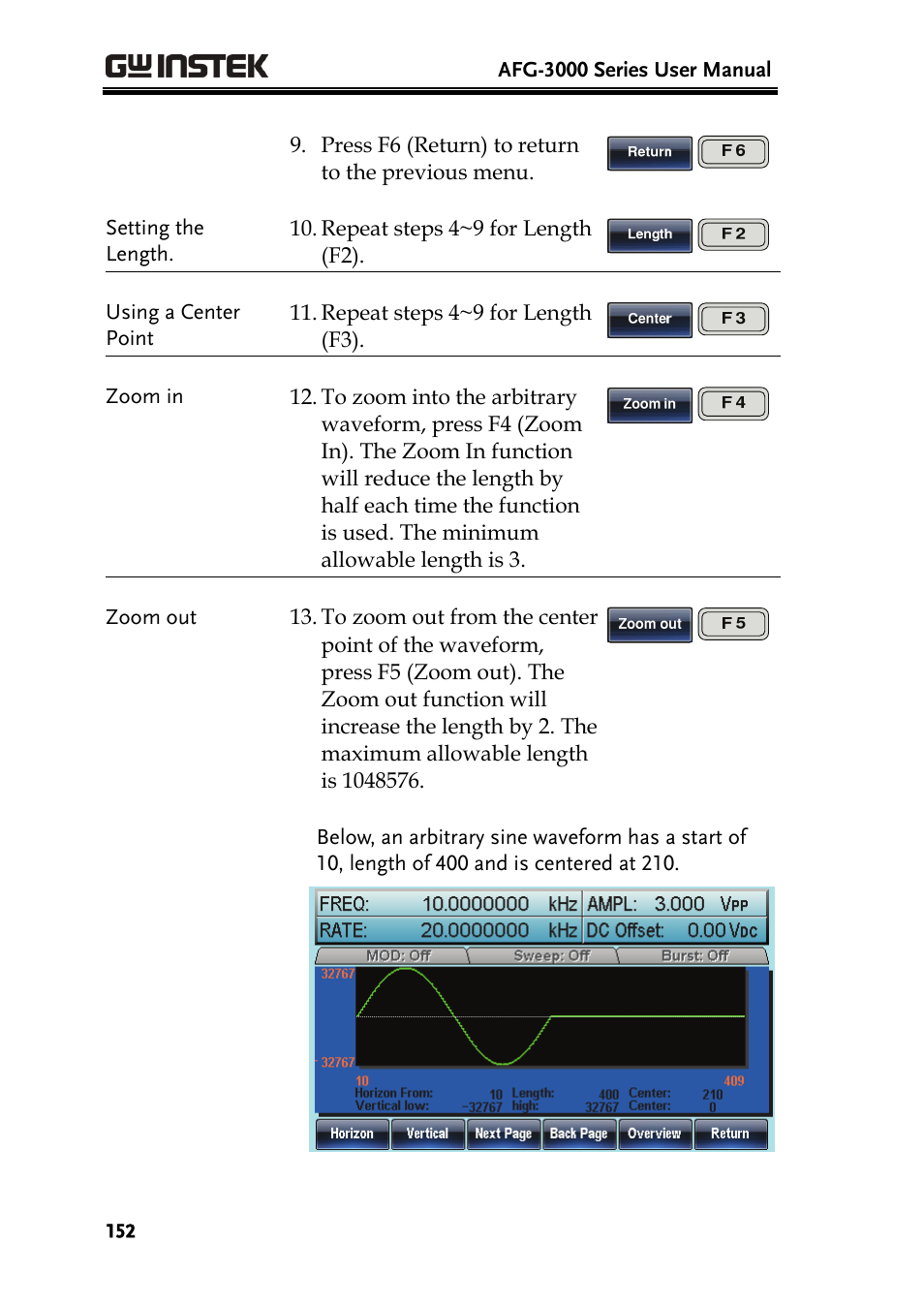GW Instek AFG-3000 Series User Manual | Page 152 / 304