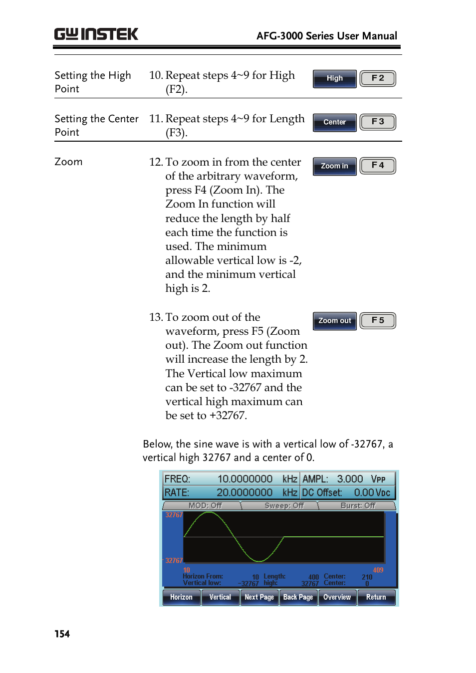 GW Instek AFG-3000 Series User Manual | Page 154 / 304