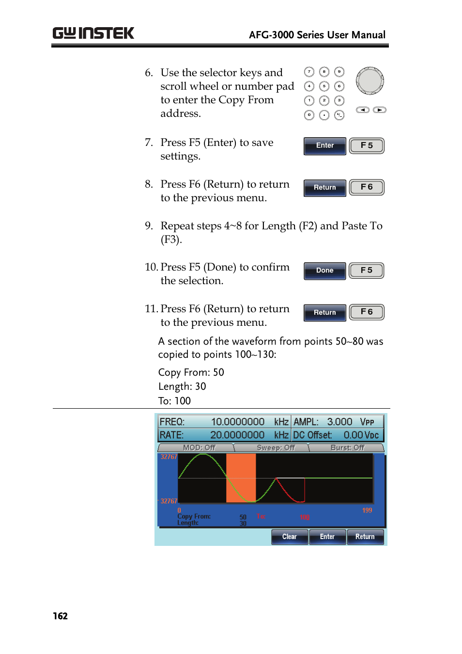 GW Instek AFG-3000 Series User Manual | Page 162 / 304