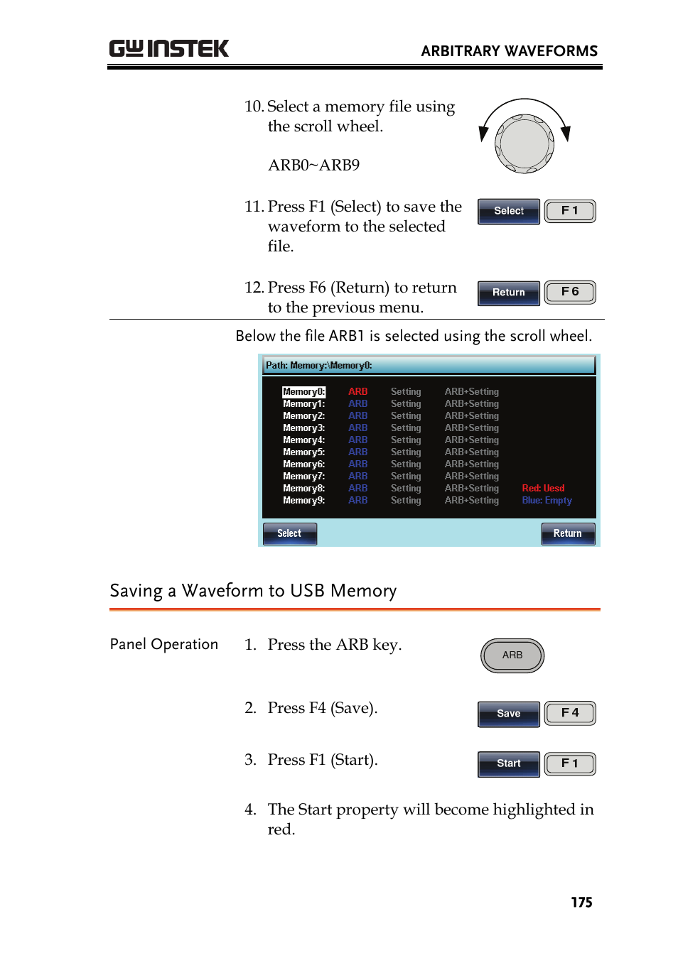GW Instek AFG-3000 Series User Manual | Page 175 / 304