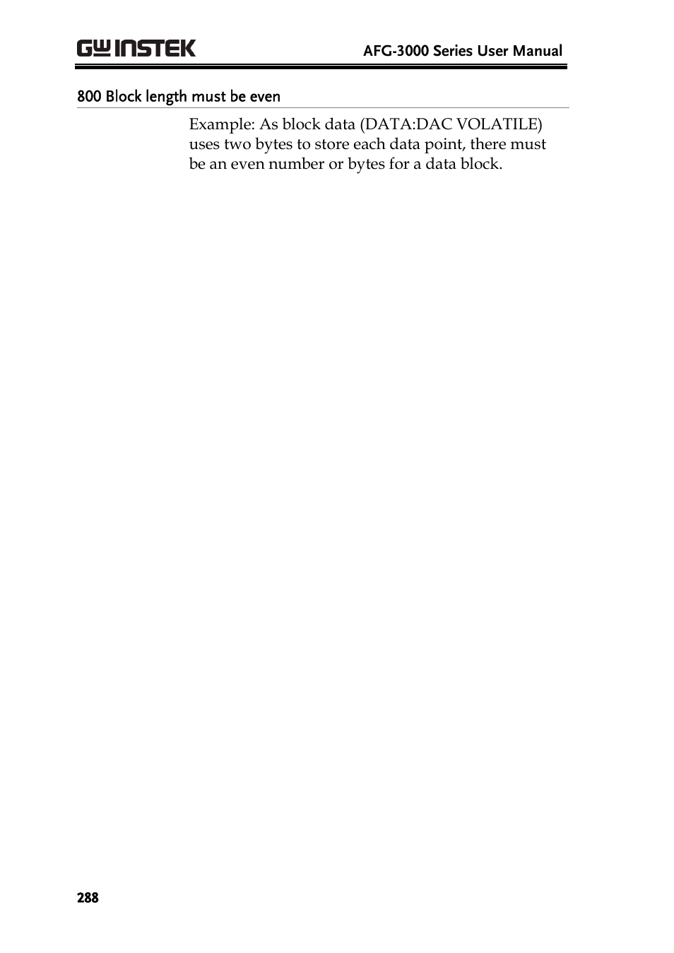 GW Instek AFG-3000 Series User Manual | Page 288 / 304