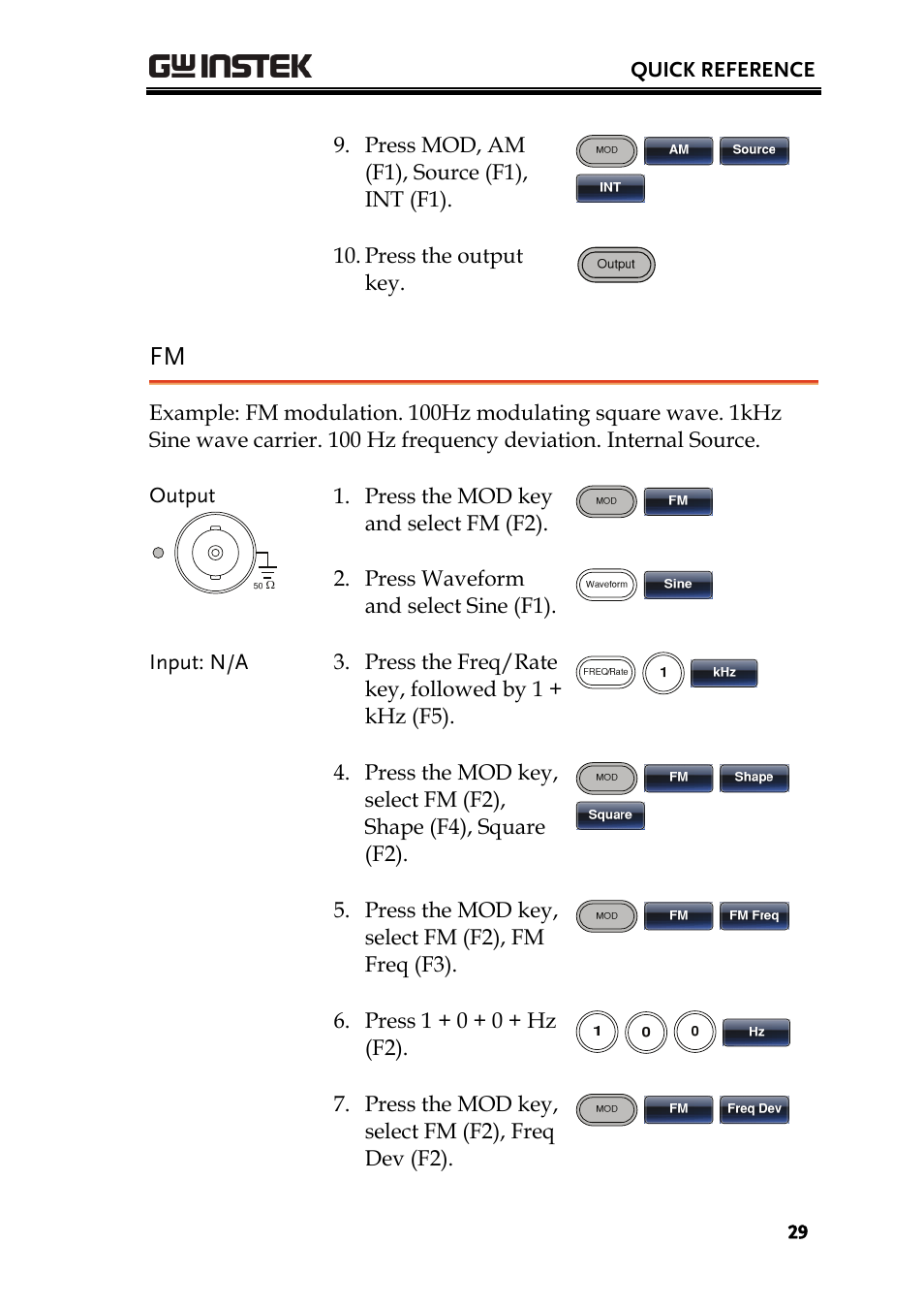 GW Instek AFG-3000 Series User Manual | Page 29 / 304