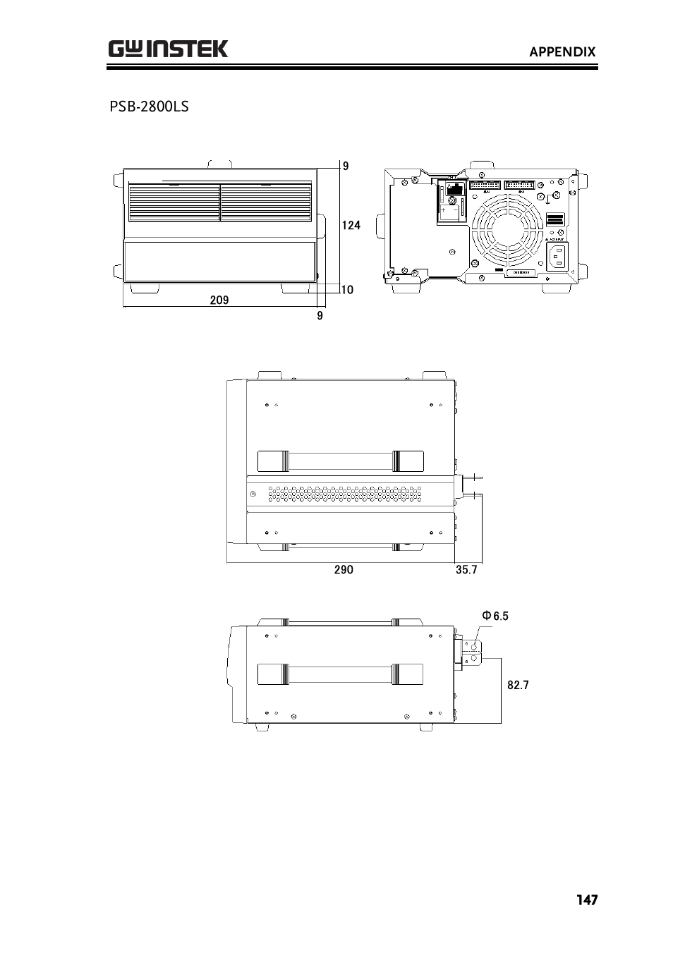 GW Instek PSB-2000 Series User Manual User Manual | Page 147 / 160