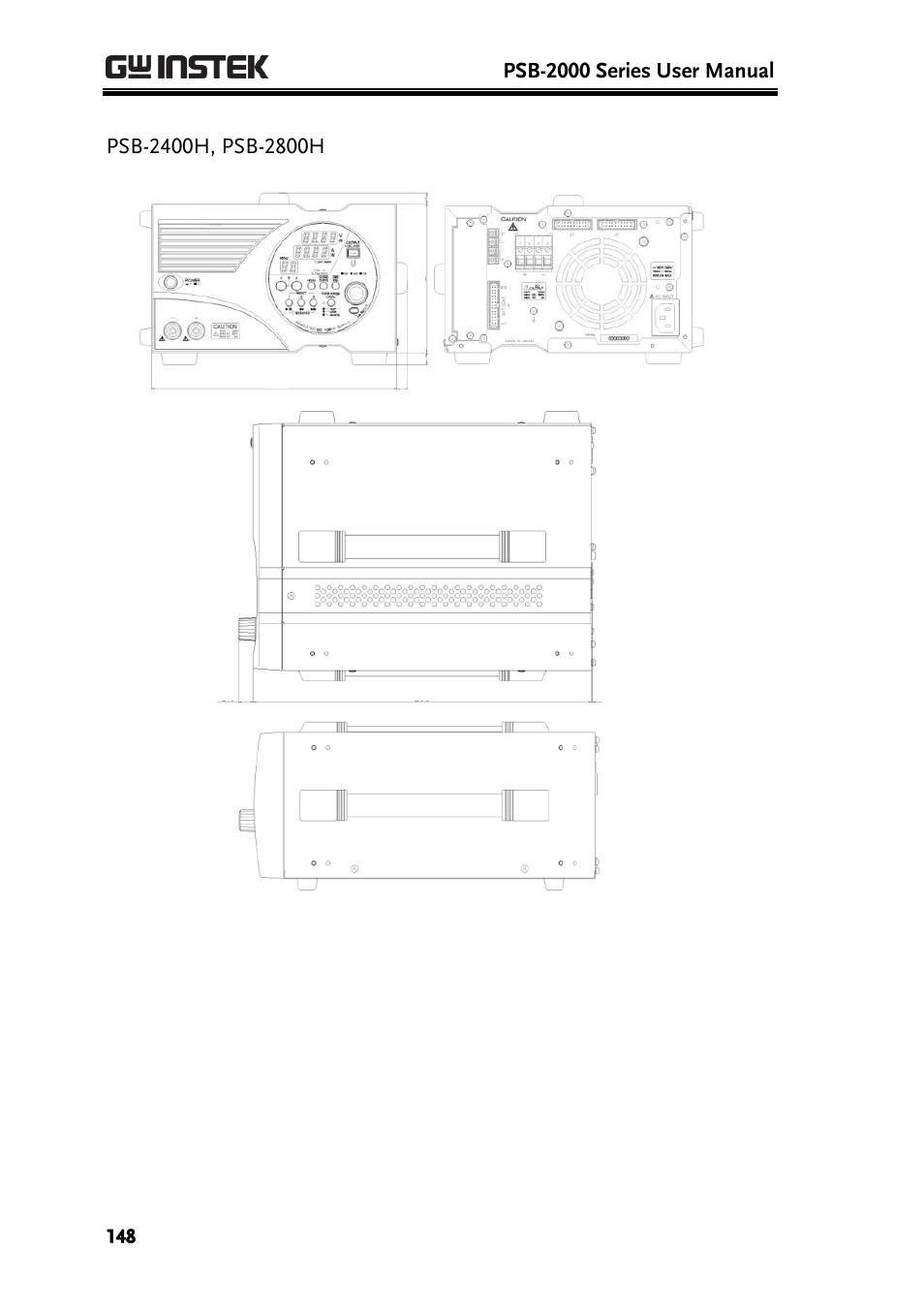 Psb-2000 series user manual | GW Instek PSB-2000 Series User Manual User Manual | Page 148 / 160