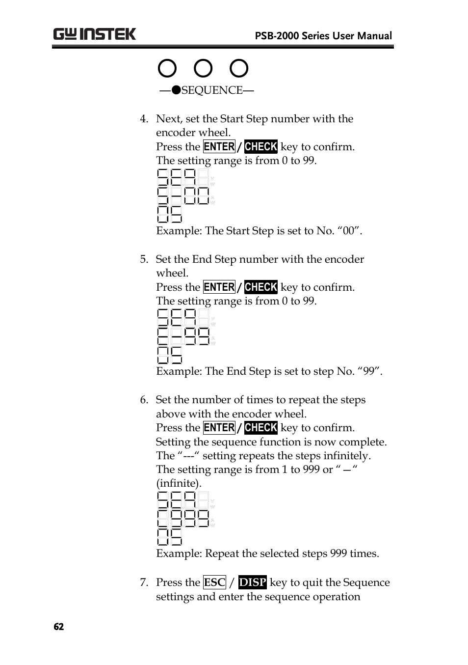 GW Instek PSB-2000 Series User Manual User Manual | Page 62 / 160