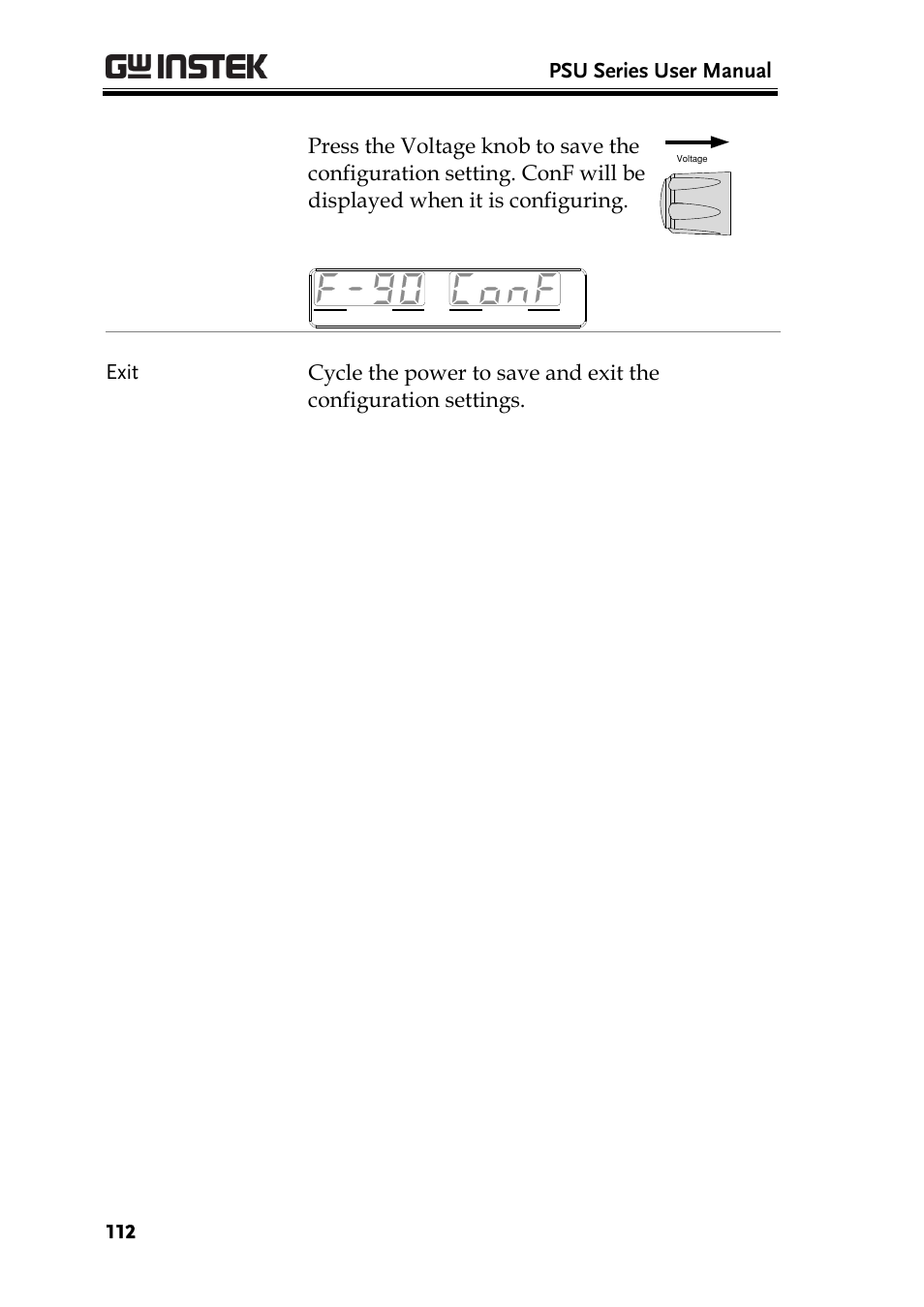 Psu series user manual | GW Instek PSU-Series User Manual User Manual | Page 112 / 196