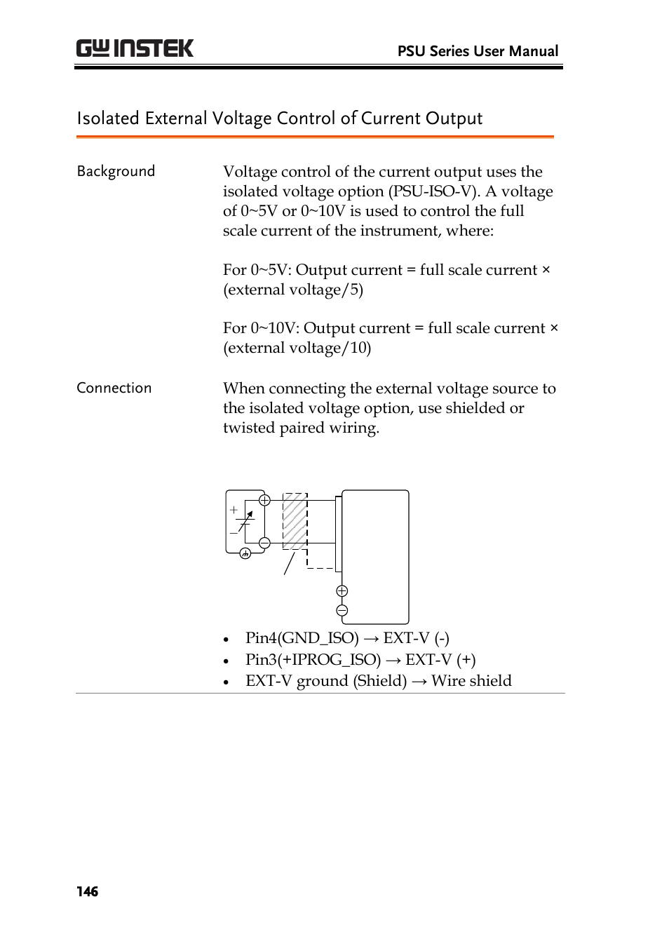 GW Instek PSU-Series User Manual User Manual | Page 146 / 196