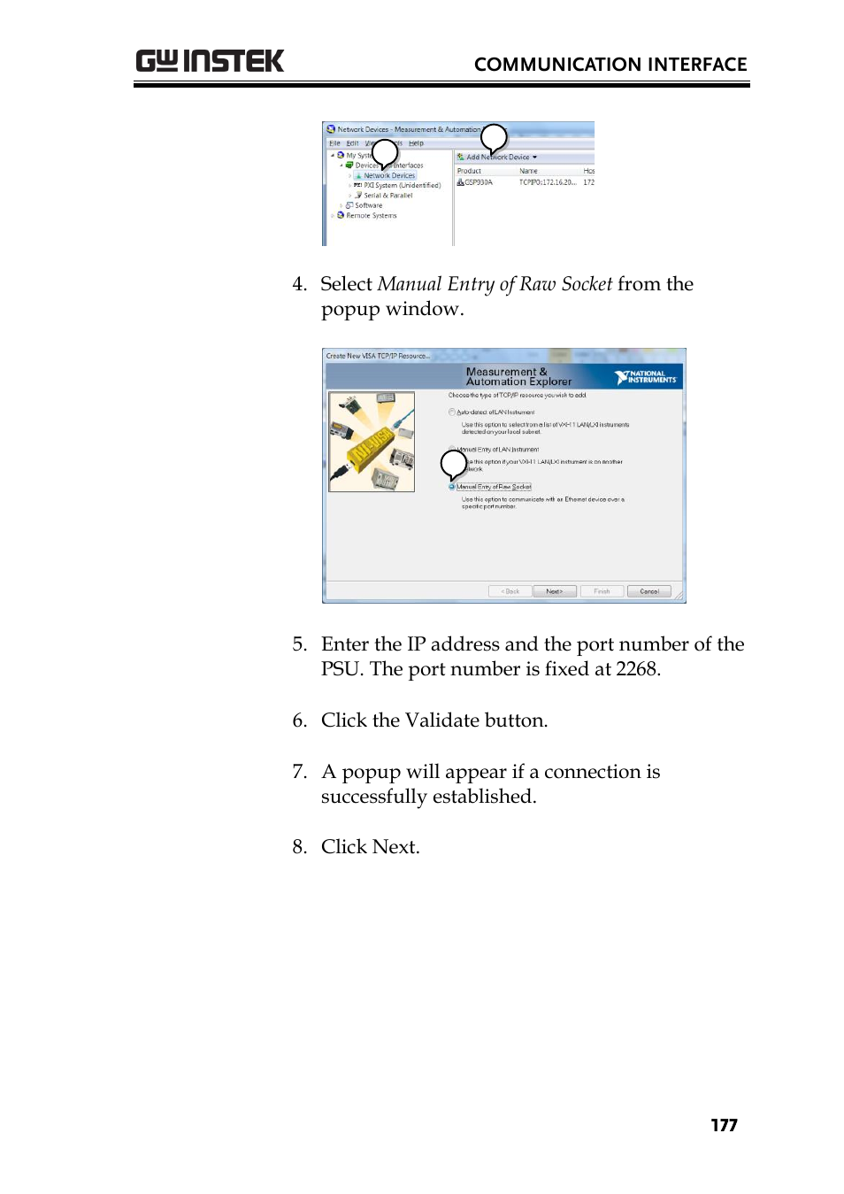 GW Instek PSU-Series User Manual User Manual | Page 177 / 196