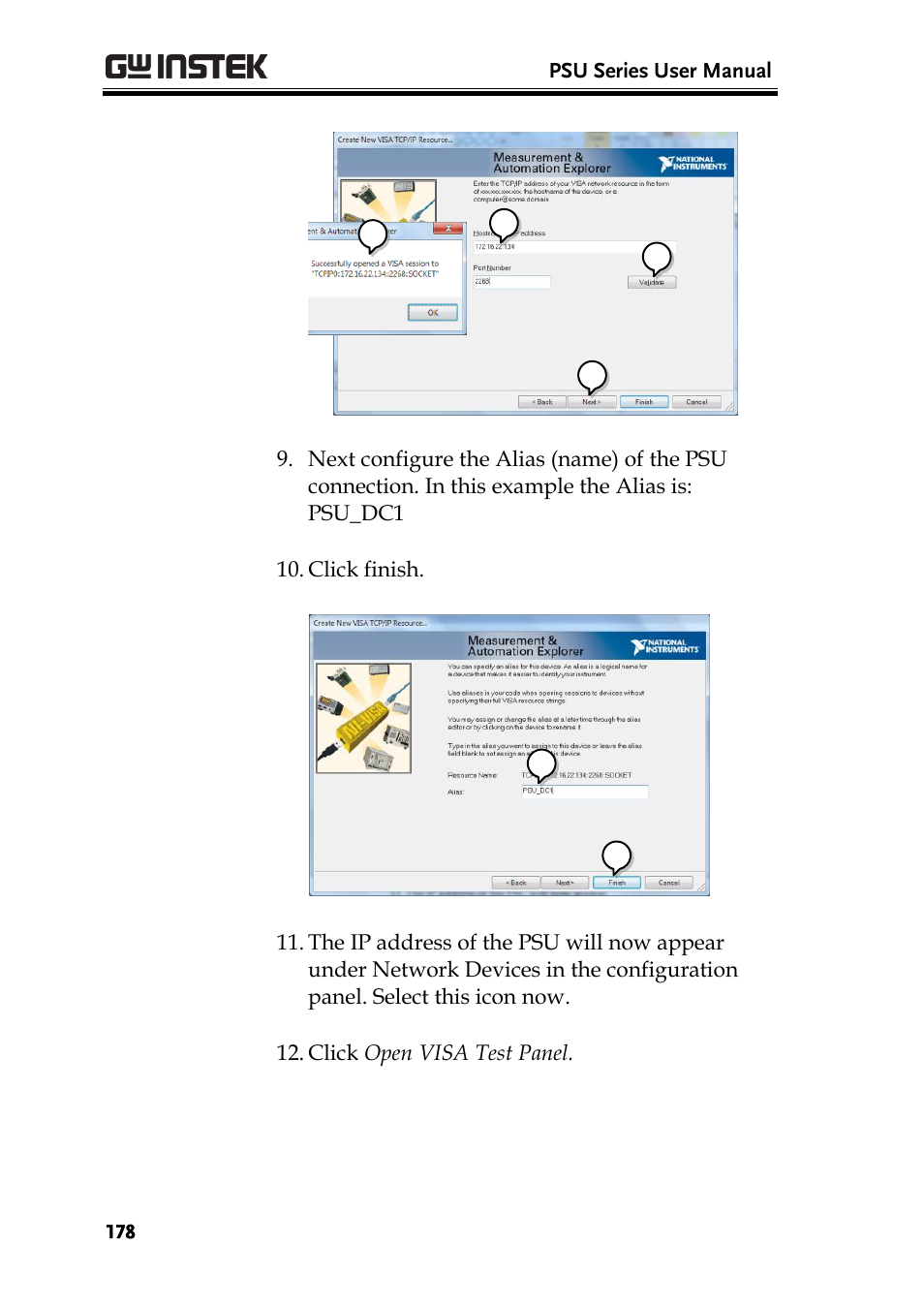 GW Instek PSU-Series User Manual User Manual | Page 178 / 196