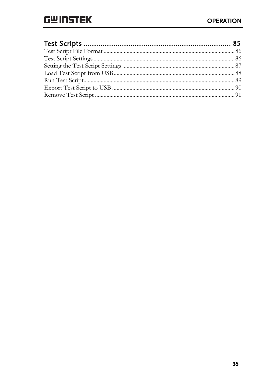 GW Instek PSU-Series User Manual User Manual | Page 35 / 196
