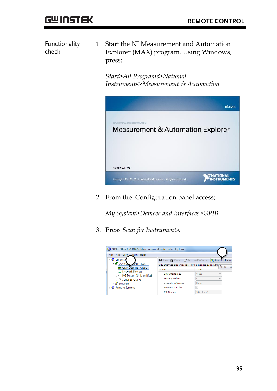 GW Instek PSU-Series Programming User Manual User Manual | Page 35 / 128