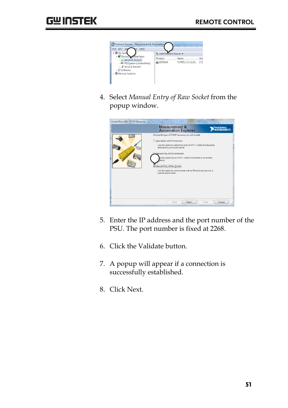 GW Instek PSU-Series Programming User Manual User Manual | Page 51 / 128