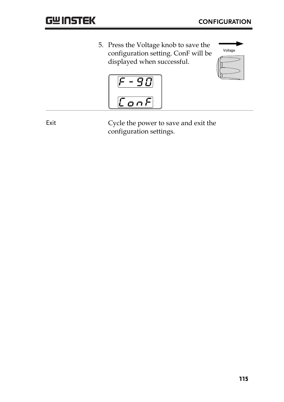 GW Instek PSW-Series User Manual User Manual | Page 115 / 184