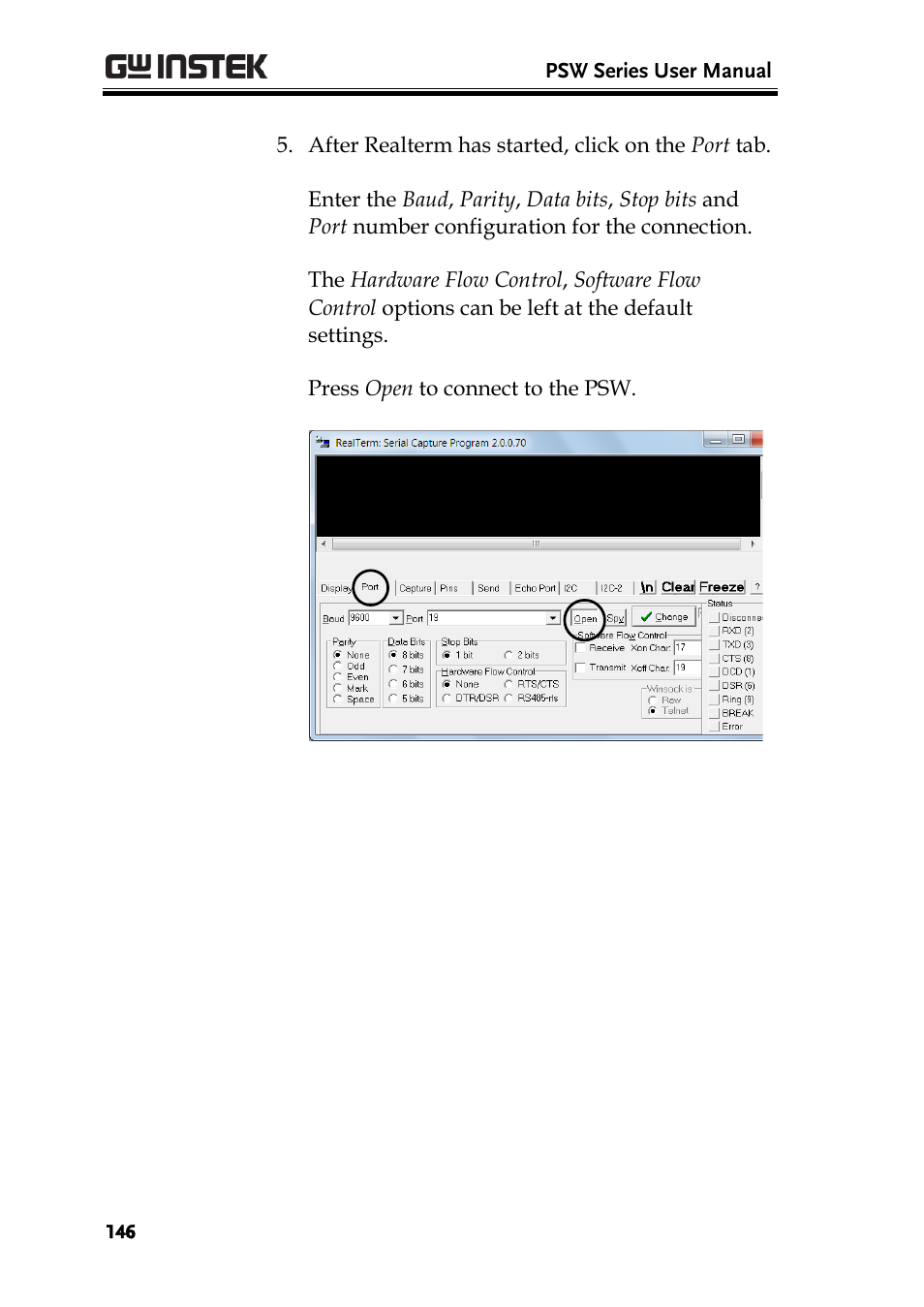 GW Instek PSW-Series User Manual User Manual | Page 146 / 184