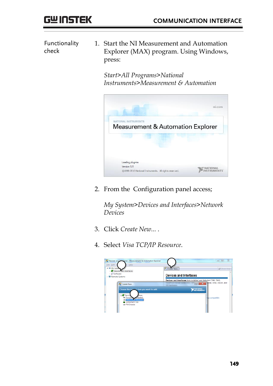 GW Instek PSW-Series User Manual User Manual | Page 149 / 184