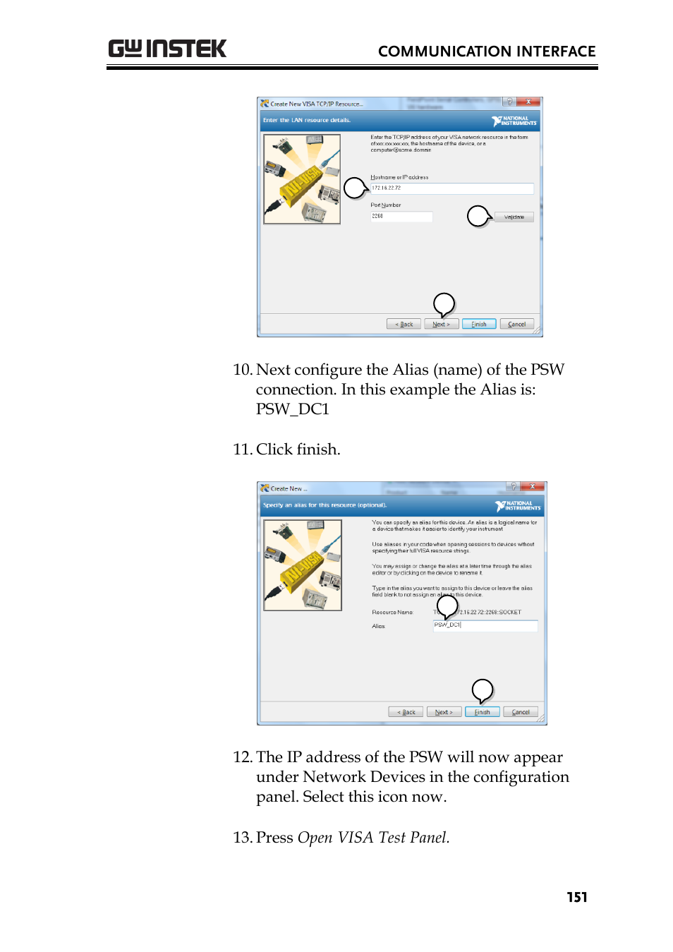 GW Instek PSW-Series User Manual User Manual | Page 151 / 184