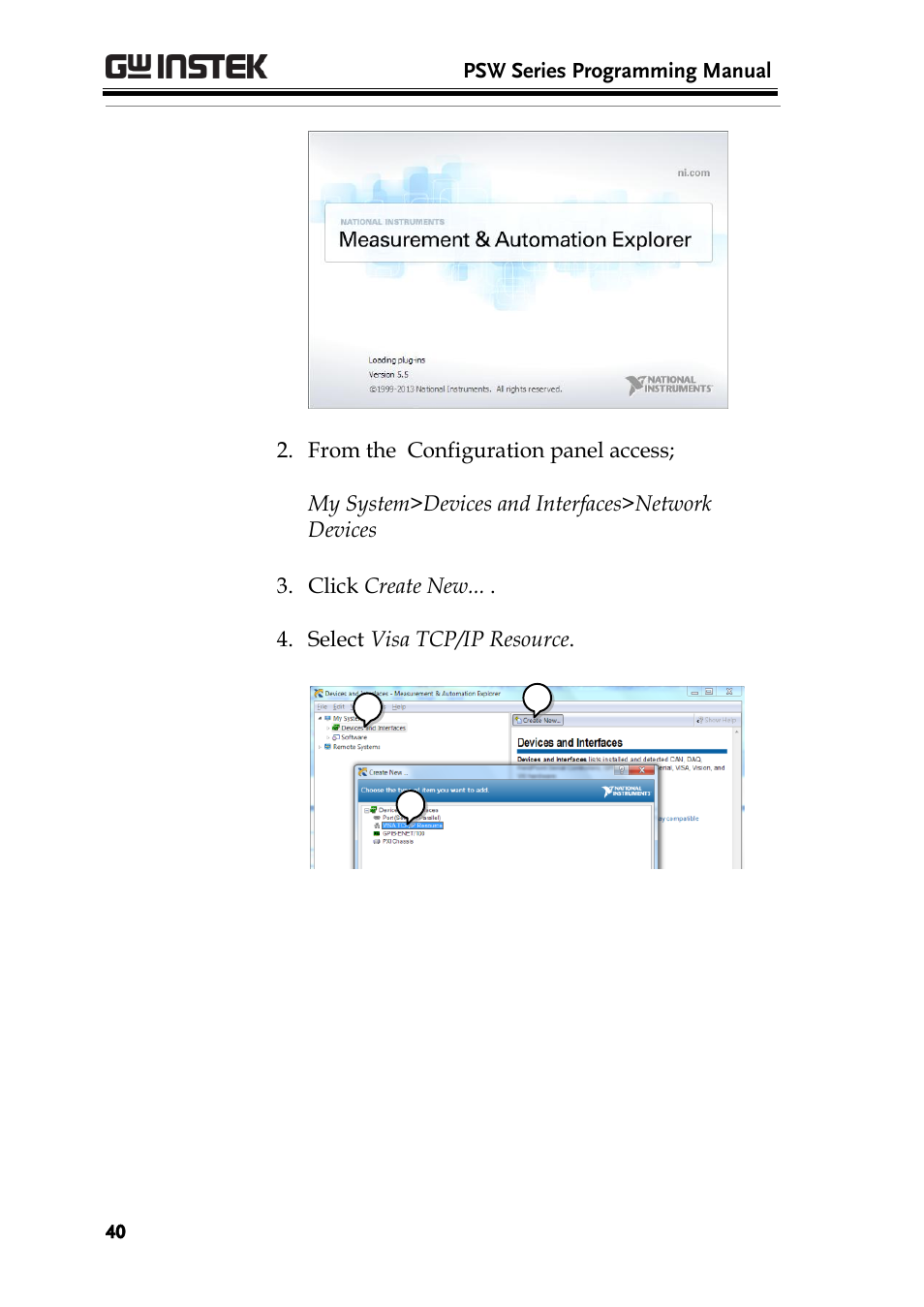 GW Instek PSW-Series Programming & Command manual User Manual | Page 40 / 118